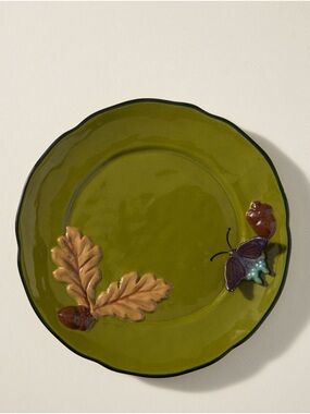 Anthropologie Faye Icon Stoneware Dessert Plate